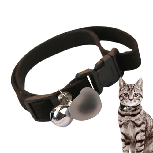 Dyeulget Basic Hundehalsbänder, klingende Glocke, kleines Haustierhalsband mit Plüsch-Herz-Charm, verstellbare Katzenhalsbänder, leichtes Hundezubehör für Welpen, Kätzchen, Hund Dyeulget Basic Hundehalsbänder, klingende Glocke, kleines Haustierhalsband mit Plüsch-Herz-Charm, verstellbare Katzenhalsbänder, leichtes Hundezubehör für Welpen, Kätzchen, Hund von Dyeulget