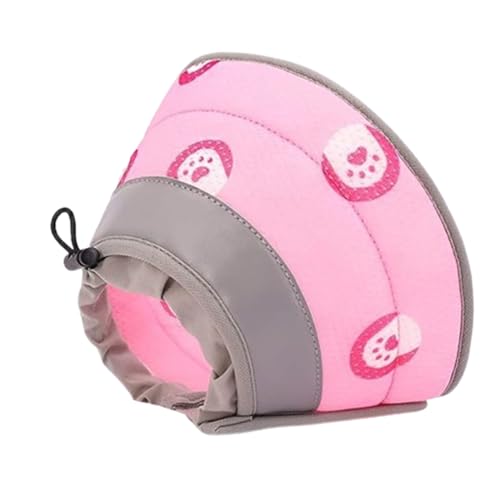 Dyeulget Cat Cone Recovery Collar | Verstellbares Anti-Biss-Leck-Wundhalsband - Atmungsaktives Katzen-Genesungshalsband, weiches Schutzhalsband für Hunde und Katzen von Dyeulget