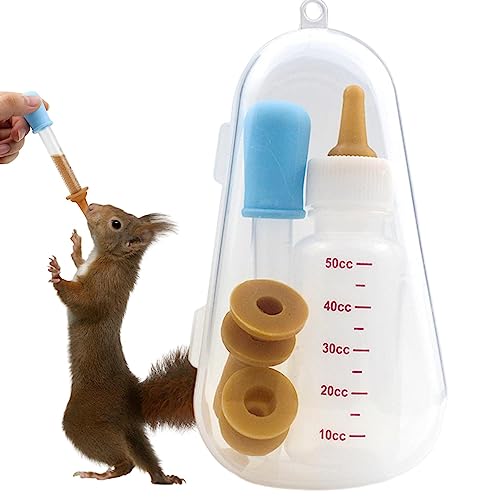 Dyeulget Haustier-Futterflasche, Milchflasche, Welpe, Stillflasche, klare Skala, Futterflasche, Lebensmittelqualität, für Neugeborene, Kätzchen, Welpen von Dyeulget