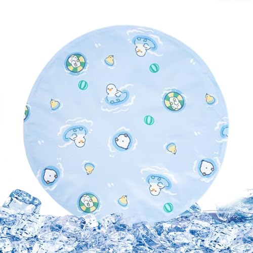 Dyeulget Kühlmatten für Hunde, Kühldecke für Hunde - Ice Indoor-Hundedecke,Polymer-Gel-Isomatte mit hoher Rückfederung für kleine bis mittelgroße Hunde und Katzen Dyeulget Kühlmatten für Hunde, Kühldecke für Hunde - Ice Indoor-Hundedecke,Polymer-Gel-Isomatte mit hoher Rückfederung für kleine bis mittelgroße Hunde und Katzen von Dyeulget