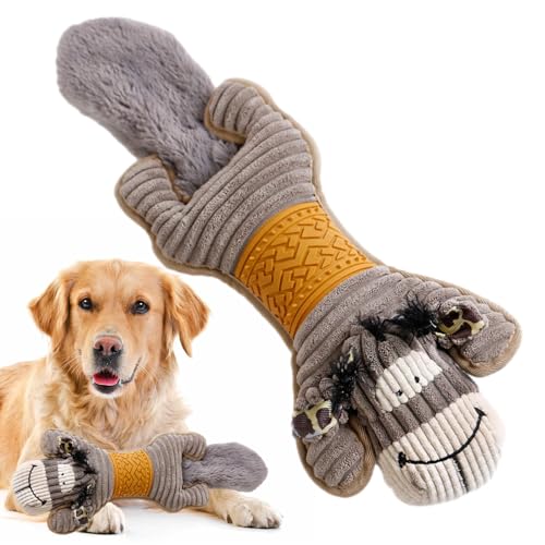 Dyeulget Quietschendes Hundespielzeug, Geräusch-Plüschtier, Zahnreinigung, Kauspielzeug, sicheres Plüsch-Hundespielzeug, kleines gefülltes Kauspielzeug für Haustierbesitzer und Welpen Dyeulget Quietschendes Hundespielzeug, Geräusch-Plüschtier, Zahnreinigung, Kauspielzeug, sicheres Plüsch-Hundespielzeug, kleines gefülltes Kauspielzeug für Haustierbesitzer und Welpen von Dyeulget
