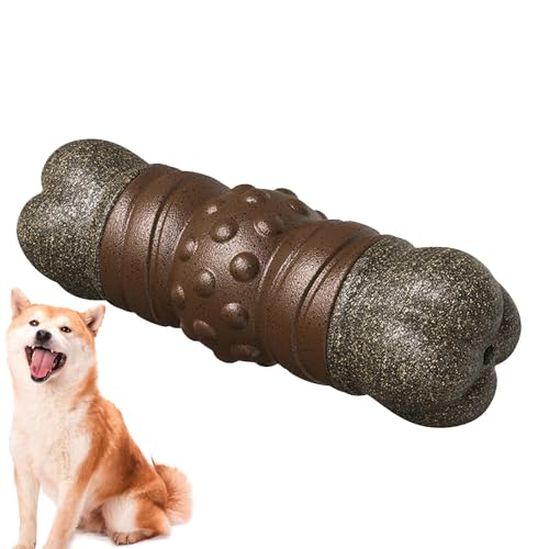 Dyeulget Quietschspielzeug für kleine Hunde, Kauspielzeug für Hunde gegen Langeweile | Stimulierendes Knochenspielzeug für Hunde - Interaktives Zahnknochenspielzeug für Hunde, unzerstörbares Dyeulget Quietschspielzeug für kleine Hunde, Kauspielzeug für Hunde gegen Langeweile | Stimulierendes Knochenspielzeug für Hunde - Interaktives Zahnknochenspielzeug für Hunde, unzerstörbares von Dyeulget