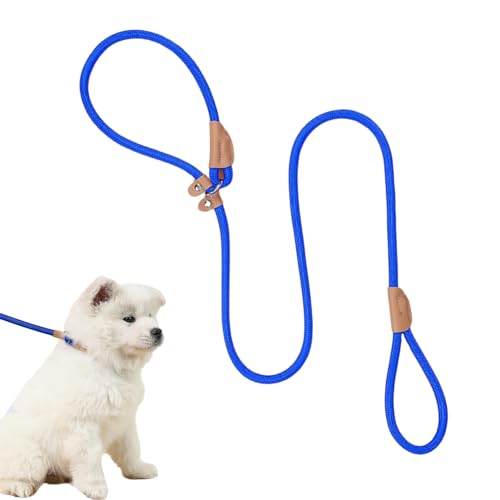 Dyeulget Rutschseil für Hunde, verschleißfeste Trainingsleine, hohe Festigkeit, bequem, Hundezubehör, 1,5 m Lange Leine für die meisten Hunderassen, Spaziergänge und Laufen von Dyeulget