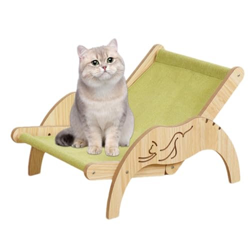 Dyeulget Sisal-Katzenstuhl, Strandkorb-Hängematte, gemütliche, verstellbare Katzenliege für kleine, mittelgroße und große Katzen, Sisal-Kratzer für alle Jahreszeiten Dyeulget Sisal-Katzenstuhl, Strandkorb-Hängematte, gemütliche, verstellbare Katzenliege für kleine, mittelgroße und große Katzen, Sisal-Kratzer für alle Jahreszeiten von Dyeulget