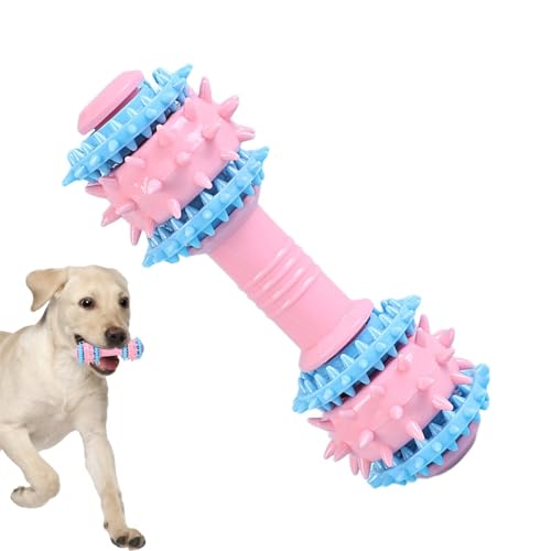 Dyeulget Welpenkauspielzeug | Unzerstörbares Hundespielzeug mit Quietschspielzeug | Welpen-Beißring Hundeball in Lebensmittelqualität für alle Hunde Zahnreinigung, Training, Spielen von Dyeulget