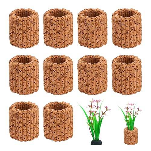 Dyiouxin 10 Stück Wasserpflanze Ringe,Aquarium Ring Wasserpflanzen,Aquarium Filter Ringe,1 Stück Aquarium Pflanzen Künstlich,Keramikringe,Filter Ringe,Wasserflora Landschaftsbau Dyiouxin 10 Stück Wasserpflanze Ringe,Aquarium Ring Wasserpflanzen,Aquarium Filter Ringe,1 Stück Aquarium Pflanzen Künstlich,Keramikringe,Filter Ringe,Wasserflora Landschaftsbau von Dyiouxin