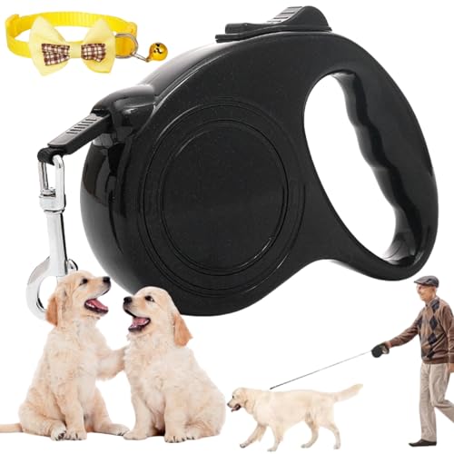 Robuste Ausziehleine,5m Einziehbare Hundeleine,Rollleine Hundeleine,Ausziehbare Leine für Hunde,Hundeleine,Hundeleine Ausziehbar mit Griff,Hundeleine Ausziehbar mit Griff und Hundehalsband,Schwarz Robuste Ausziehleine,5m Einziehbare Hundeleine,Rollleine Hundeleine,Ausziehbare Leine für Hunde,Hundeleine,Hundeleine Ausziehbar mit Griff,Hundeleine Ausziehbar mit Griff und Hundehalsband,Schwarz von Dyiouxin