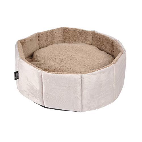 Dynamic24 Hundekorb 48cm Haustier Katzen Bett Hunde Kissen Hundebett Schlafplatz Haus inklusive Plüschkissen beige Dynamic24 Hundekorb 48cm Haustier Katzen Bett Hunde Kissen Hundebett Schlafplatz Haus inklusive Plüschkissen beige von Dynamic24