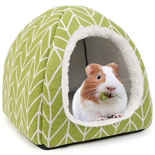Dyrdekly Meerschweinchen Betthöhle Gemütliches Kaninchen Bett Warme Hamster Kuschelhöhle Haus Zubehoer für Frettchen Igel Chinchilla von Dyrdekly