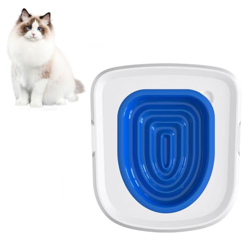 Katzentoiletten-Trainingsset, Katzentoiletten-Set, universeller wiederverwendbarer Kunststoff-Katzentoiletten-Trainer für das Training von Katzen, um die Toilette zu benutzen, einfach zu bedienen, Katzentoiletten-Trainingsset, Katzentoiletten-Set, universeller wiederverwendbarer Kunststoff-Katzentoiletten-Trainer für das Training von Katzen, um die Toilette zu benutzen, einfach zu bedienen, von Dzaayediiy