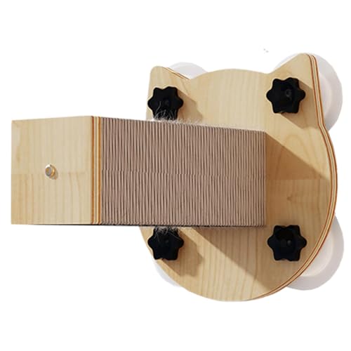 DzpKrka Katzenregale Klettern, Katzenwandmöbel | Heavy Duty 4 Saugnapfbecher Katze Kletterstrukturen | Wandmontierte Kitty-Zubehör, Haustierspielspielzeug, Anti-Rutsch-Kitty-Möbel für Innenkatze von DzpKrka