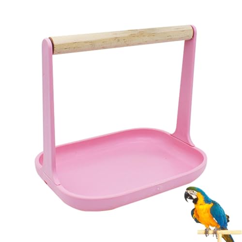 DzpKrka Vogelausbildungsstand, Vogelstangen für Käfig, Slip Stable Training Barsch, Sicherer tragbarer Stand Vogelspielzeug für die Zucht oder Tierhandlung zu Hause von DzpKrka