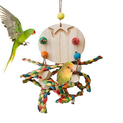 DzpKrka Vogelspielzeug, Vogelspielzeug für Papageien,SCAKEET -Kautzubehör - Vogelkauspielzeug für Conures Shotets Cockatiels Lovebirds African Grey Macaws DzpKrka Vogelspielzeug, Vogelspielzeug für Papageien,SCAKEET -Kautzubehör - Vogelkauspielzeug für Conures Shotets Cockatiels Lovebirds African Grey Macaws von DzpKrka