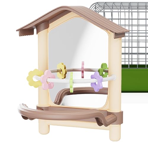 DzpKrka Vogelspielzeug Für Nymphensittiche | Spielzeug Mit Spiegel Für Vögel | Haustierbedarf Für Knabberspielzeug Drinnen Und Draußen Garten Terrasse Balkon Fensterbereich DzpKrka Vogelspielzeug Für Nymphensittiche | Spielzeug Mit Spiegel Für Vögel | Haustierbedarf Für Knabberspielzeug Drinnen Und Draußen Garten Terrasse Balkon Fensterbereich von DzpKrka