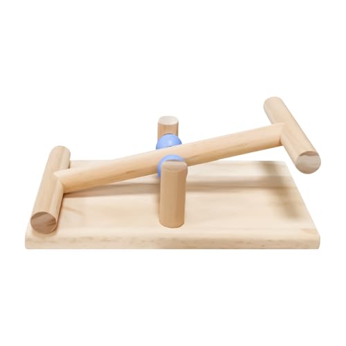 DzpKrka Vogelspielzeug | Vogeltrainingswippe Aus Holz - Tisch Spielgerät Für Sittiche Training Balance Spielzeug Interaktiv Für Nymphensittiche Unzertrennliche Aras DzpKrka Vogelspielzeug | Vogeltrainingswippe Aus Holz - Tisch Spielgerät Für Sittiche Training Balance Spielzeug Interaktiv Für Nymphensittiche Unzertrennliche Aras von DzpKrka
