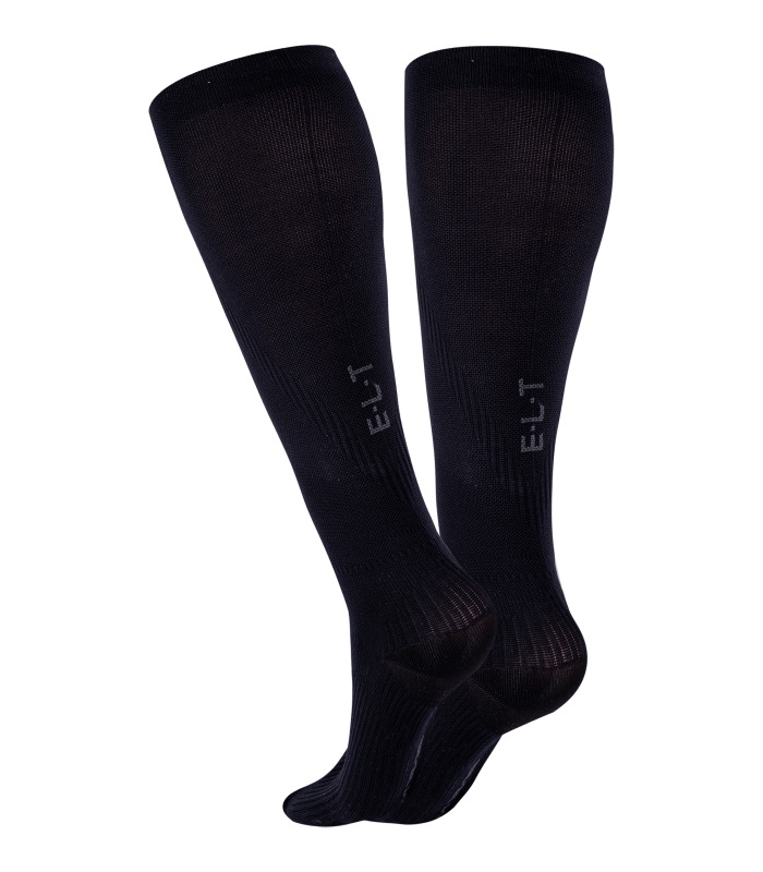 E·L·T Reitsocken Compression Schwarz, Gr. M (39-42) von E·L·T