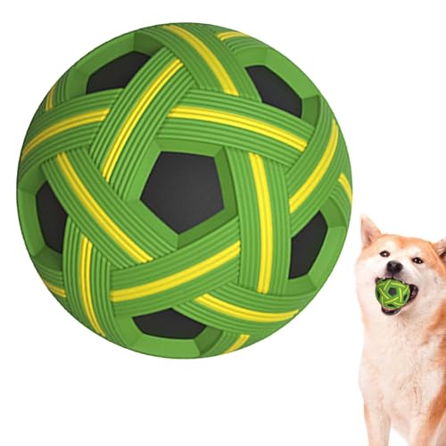 EACTEL Hüpfender Hundeball, PU-elastischer Ball, springendes Ballspielzeug für Hunde, interaktives Katzenballspielzeug, Hundekauspielzeug für drinnen und draußen, Hundewelpentraining von EACTEL
