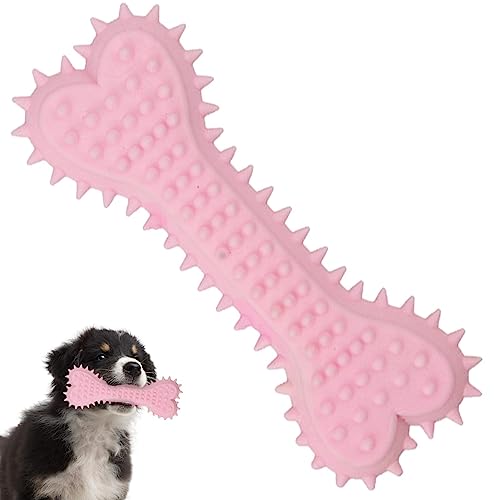EACTEL Hundeknochen-Beißspielzeug - Welpen-Kaustab in Knochenform zur Zahnreinigung,Niedliches Hundekauspielzeug für Welpen, verbessert die Mundhygiene und das Hundetraining von EACTEL