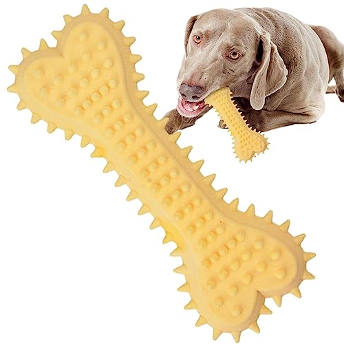 EACTEL Hundeknochen-Beißspielzeug - Zahnreinigungs-Kaustäbchen aus Knochenimitat,Niedliches Kauspielzeug für Hunde zur Verbesserung der Mundhygiene und des Hundetrainings von EACTEL
