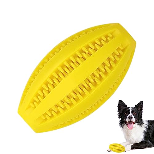 EACTEL IQ-Trainingsball für Hunde - Langlebiges Hundespielzeug in Rugby-Form | Super robust für Aggressive Kauer, interaktives Spielspielzeug für mittelgroße, kleine und große Hunde und Katzen von EACTEL