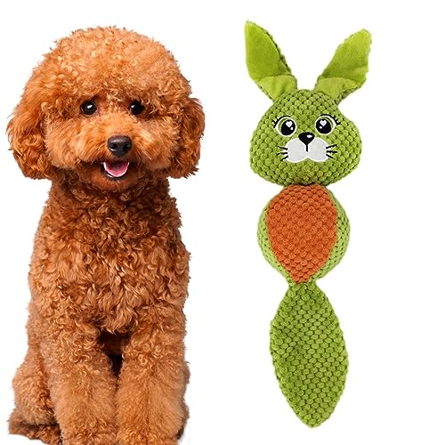 EACTEL Kauspielzeug für Hunde - Interaktives, quietschendes Kauspielzeug für Hunde - Hundespielzeug für Aggressive Kauer, Stofftier-Hunde-Plüschtier für Welpen, kleine, mittlere und große Hunde von EACTEL