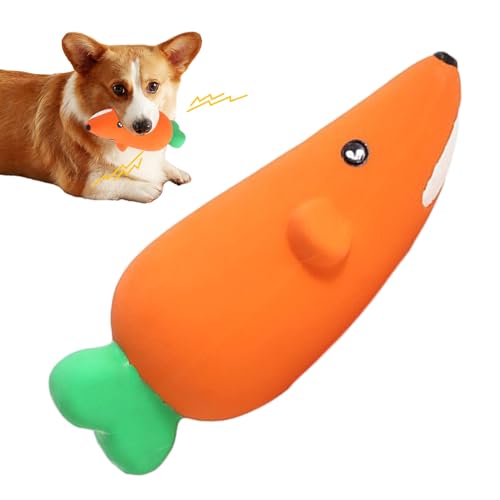EACTEL Quietschendes Hundekauspielzeug für Aggressive Kauer, Hundespielzeug für Aggressive Kauer, quietschendes Hundekauspielzeug zum Zahnen, Latex-Hundekauspielzeug, Haustierspielzeug zum Zahnen von EACTEL