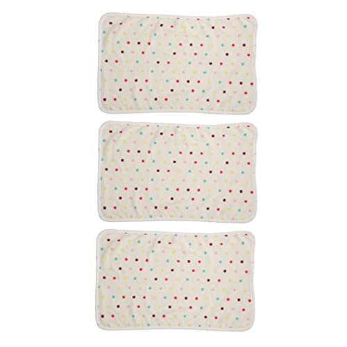 EALRIDV 3PCS -Hundeblänke, superweiches warmes Koralle -Fleece Gepunktete Drucktierdecke für Hunde, Katzen und Welpen, gemütliche Haustiervorräte für Betten, Sofas und Reisen (25,5 cm) von EALRIDV