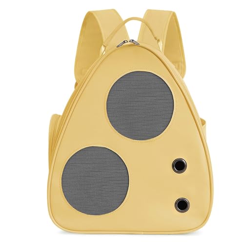 Großkapazität Haustier -Rucksackträger, atmungsaktives Netzdesign für Katzen und kleine Hunde, tragbar, komfortabel und geräumiger Reiserucksack von EALRIDV