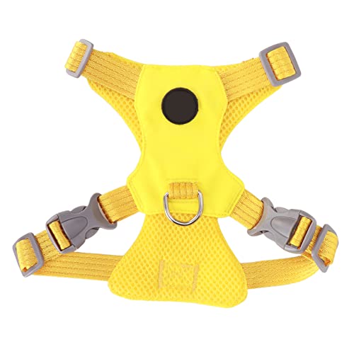 hundegeschirr, Komfortables Design für Haustiere Geschirr Hund, Atmungsaktiv weich katzengeschirr mit Leine ausbruchsicher, für Spaziergänge mit Hunden Katzen geeignet (M) von EALRIDV