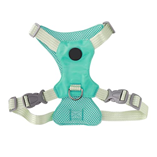 hundegeschirr, Komfortables Design für Haustiere Geschirr Hund, Atmungsaktiv weich katzengeschirr mit Leine ausbruchsicher, für Spaziergänge mit Hunden Katzen geeignet (S) von EALRIDV