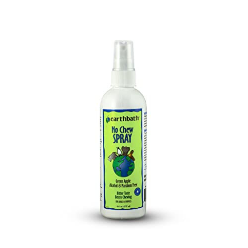 EARTHBATH No Chew Spray Bitter Apple Deter Chewing for Dogs and Puppies 8-Ounce von EARTHBATH