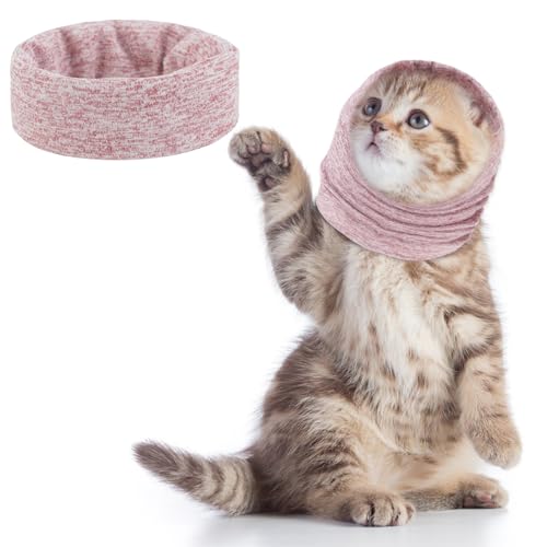 Pattepoint Katzenohr Muffs Noise Protection, Kätzchen Ohrenschützer für Komfort Cat Earmuffs, Kapuzenpullis für Katzen, Kätzchen Hals und Ohren Wärmer Kätzchen Hoodie Anti Angst Snood - Rosa S Pattepoint Katzenohr Muffs Noise Protection, Kätzchen Ohrenschützer für Komfort Cat Earmuffs, Kapuzenpullis für Katzen, Kätzchen Hals und Ohren Wärmer Kätzchen Hoodie Anti Angst Snood - Rosa S von EASY JOY