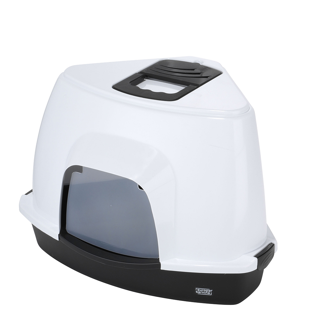 EBI Eck-Katzentoilette Prism M - schwarz EBI Eck-Katzentoilette Prism M - schwarz von EBI