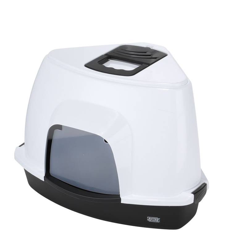 EBI Eck-Katzentoilette Prism M - schwarz EBI Eck-Katzentoilette Prism M - schwarz von EBI