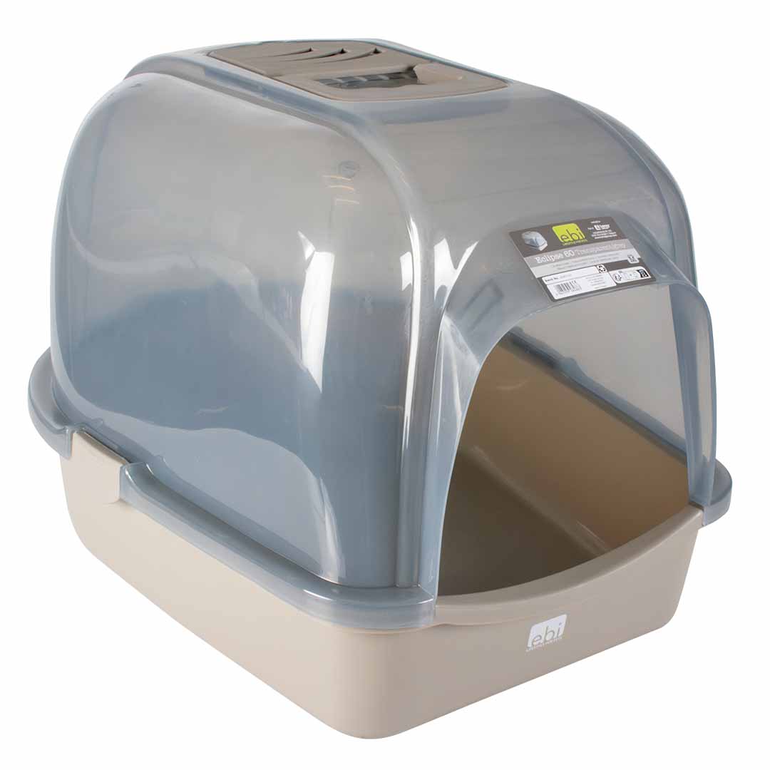 EBI Katzentoilette Eclipse M - transparent/grau EBI Katzentoilette Eclipse M - transparent/grau von EBI