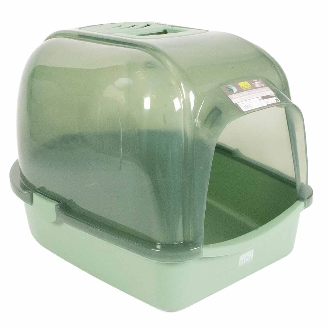 EBI Katzentoilette Eclipse M - transparent/grün EBI Katzentoilette Eclipse M - transparent/grün von EBI