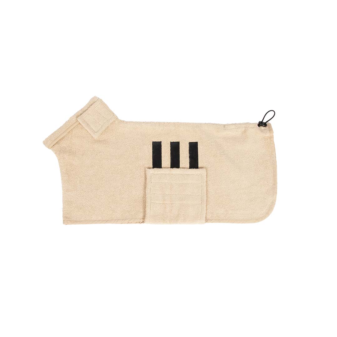 EBI Noir Japandi Bademantel - beige - XL - 78x43cm EBI Noir Japandi Bademantel - beige - XL - 78x43cm von EBI