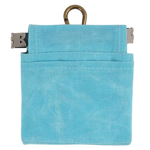 EBQOSK Hundeleckerli-Tasche aus Segeltuch, mehrere Taschen, für Training und Spaziergänge, langlebige Hände – freie Aufbewahrung für Hundeleckerlis und Zubehör von EBQOSK