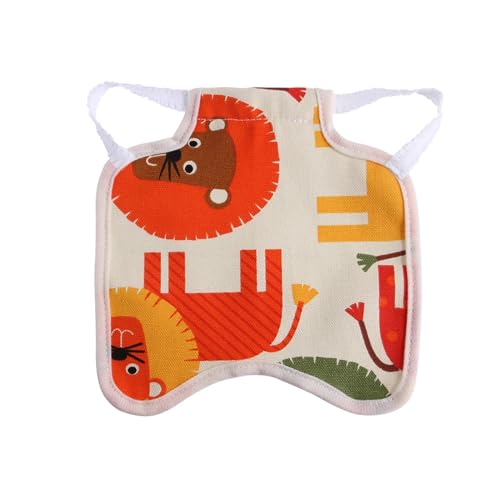 Hühnerkleidung, Haustierweste, Elastisches Band, Spitzenkleidung, Huhn, Ente, Gans, Brust Und Rücken (Color : Style 3, Size : One Size) von EBSBAG