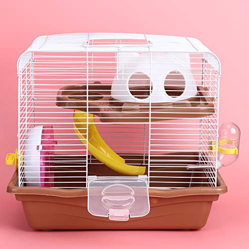 35x26.5x32cm Doppelschicht -Reiry -Hamster mit Ruhigem Rad und -proofes Flaschen und Leicht zu Streichelnden Lagen 35x26.5x32cm Doppelschicht -Reiry -Hamster mit Ruhigem Rad und -proofes Flaschen und Leicht zu Streichelnden Lagen von EBTOOLS