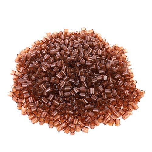 EBTOOLS 1000 PCS Cell Cups - Ential Braune Kunststoff -Bienenwerkzeuge für Imker, um Sicher zu Rücken S von EBTOOLS