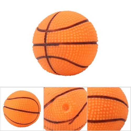 EBTOOLS 1pc Interactive Squeaky Haustierhundspielzeug -Kau -Sound für Training und Spielerische Unterhaltung (Basketball) von EBTOOLS