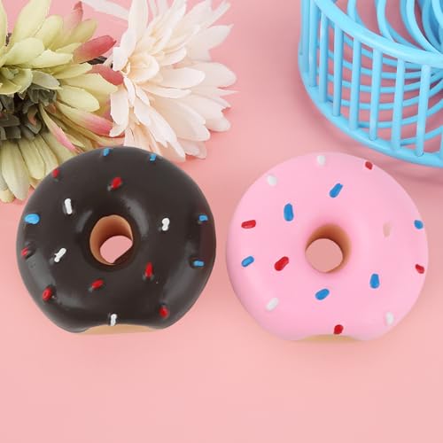 EBTOOLS 2pcs Interactive Latex Hundekauen Spielzeug Donut Form mit Geräusch für Zähne und Verspielte Verlobung EBTOOLS 2pcs Interactive Latex Hundekauen Spielzeug Donut Form mit Geräusch für Zähne und Verspielte Verlobung von EBTOOLS