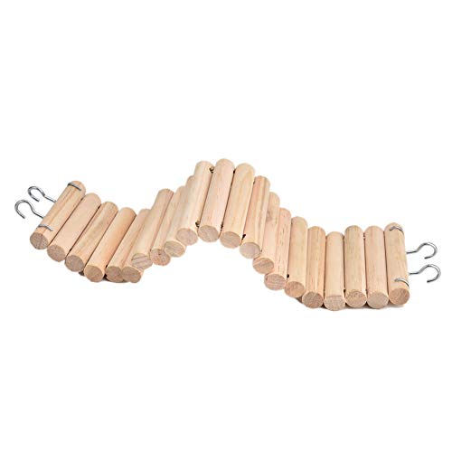EBTOOLS 7,5 * 30 cm Haustier Klettern Sie Spielzeug für Weiche Leiter -Federung für Hamster, Papageien und Kleine Tiere von EBTOOLS