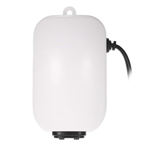 EBTOOLS Aquariumpumpe Doppelauslass 3W 220-240 V EU Stecker Fisch Sauerstoffpumpe mit Ruhiger und Energieeffizienz von EBTOOLS