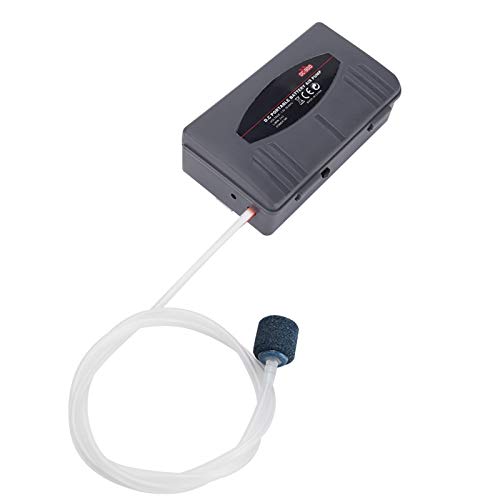 EBTOOLS Das Aquariumpumpen-Kit Umfasst Röhrchen und Stein, Batteriebetriebene Sauerstoffpumpe für Fischtanks und Umgebungen von EBTOOLS