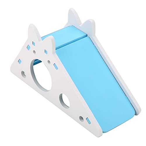 EBTOOLS Holzhamsterhaus mit Klettertreppen, Sichere Pause für Kleine Haustierübung, Grüne Farbe (Blue) von EBTOOLS