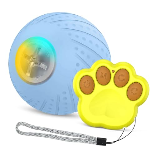 EBTOOLS Interaktiver Fernbedienungs -Steuerhund mit Zwei Modi, Niedrigem Rauschen, Akkulaufzeit und Sicherem Material - Ideales Haustierspielzeug Zum Spaß (Fernkontrollball) von EBTOOLS