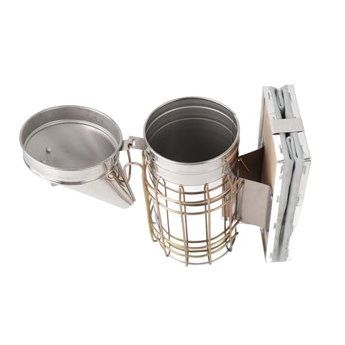 EBTOOLS Komplettes Bienenzucht -Kit: Schaberwerkzeug, Bienenstockbürste und Raucher für eine Sichere und Effiziente Honigernte EBTOOLS Komplettes Bienenzucht -Kit: Schaberwerkzeug, Bienenstockbürste und Raucher für eine Sichere und Effiziente Honigernte von EBTOOLS