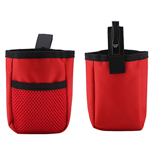 EBTOOLS Multifunktional Tragbarer Haustiernahrungstasche Zum Training, Gehen und Reisen - Leichtes und Rotes 600D -Oxford Tuch (Rot) von EBTOOLS